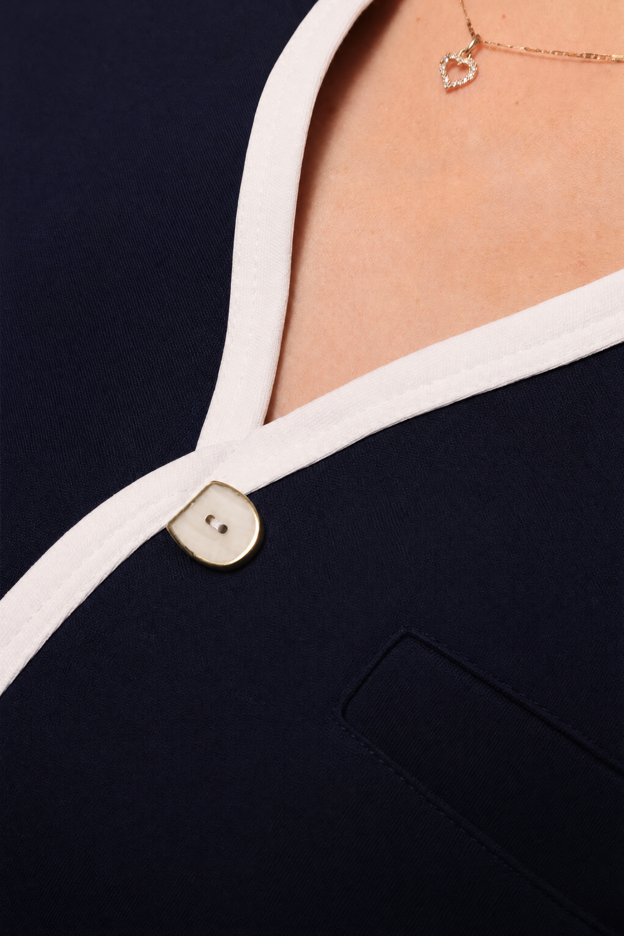 Chérie Pijama Azul Navy- 100% Algodón Peruano Tangüis