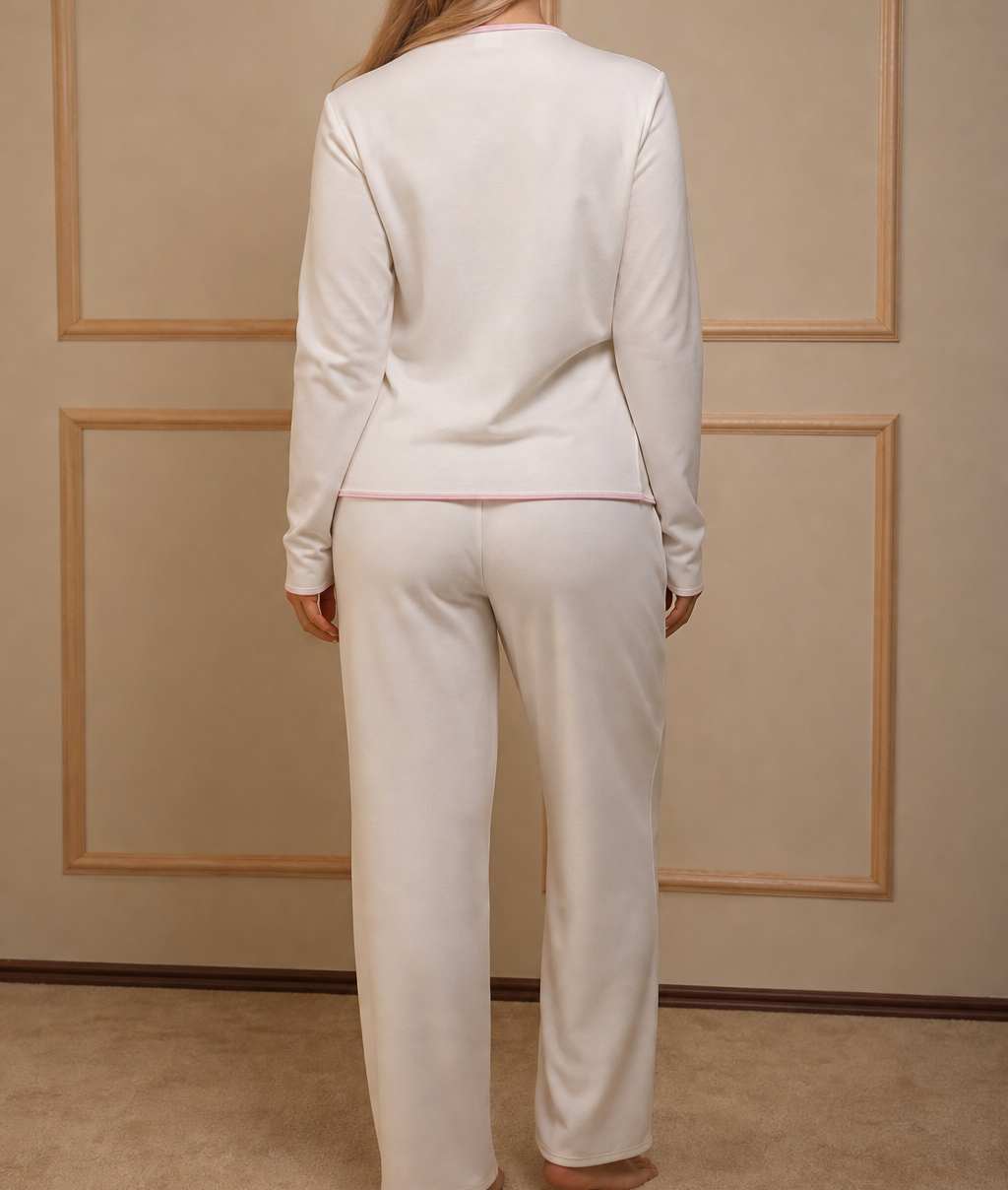 Sartoria Pijama Blanca- 100% Algodón Peruano Tangüis