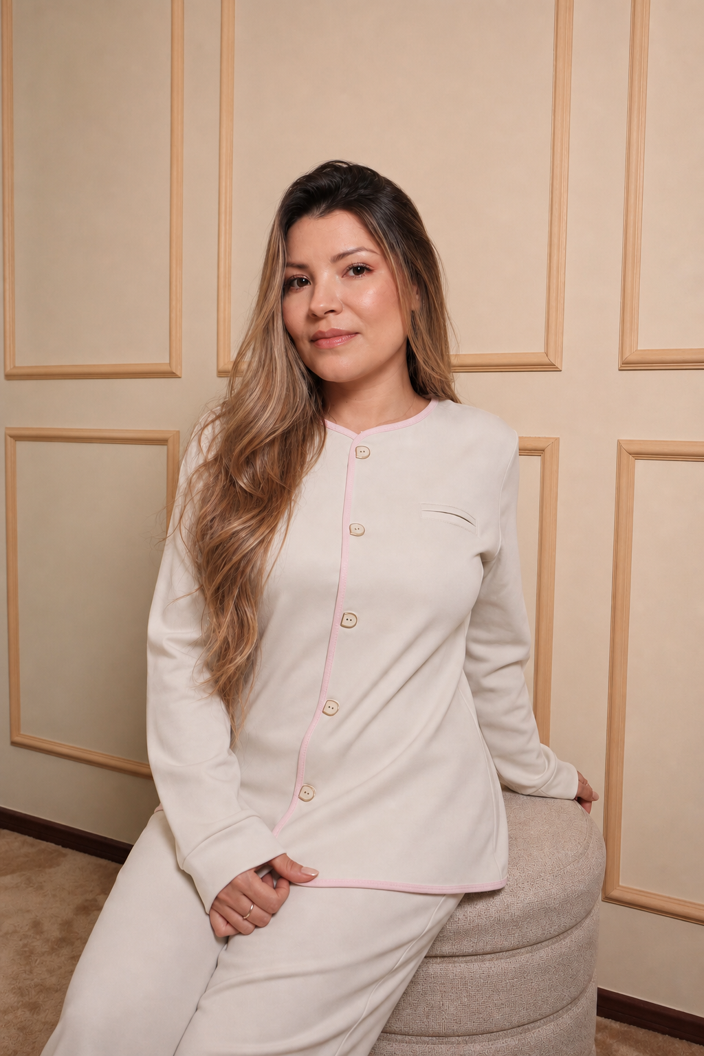 Sartoria Pijama Blanca- 100% Algodón Peruano Tangüis