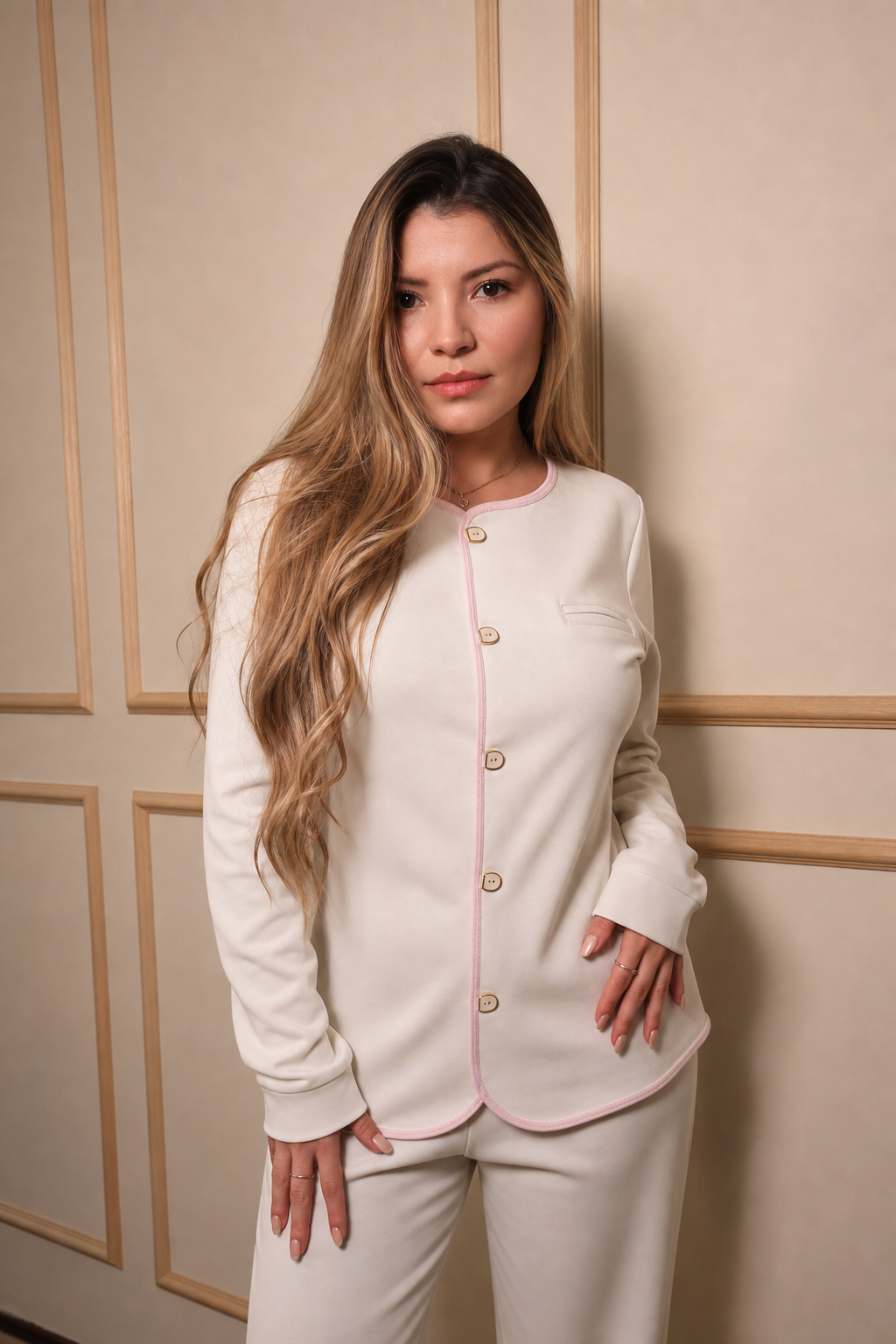 Sartoria Pijama Blanca- 100% Algodón Peruano Tangüis