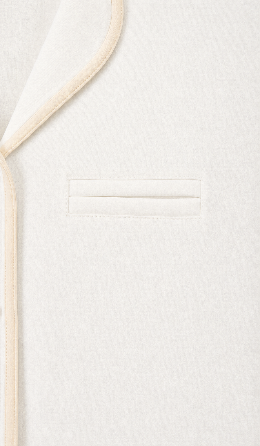 Héritage Camisón Blanco Hueso- 100% Algodón Peruano Tangüis
