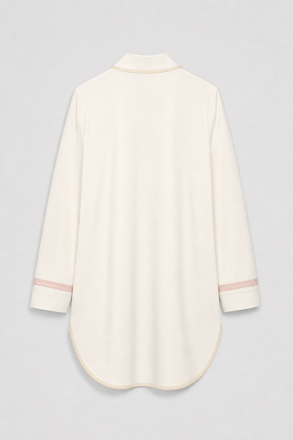 Héritage Camisón Blanco Hueso- 100% Algodón Peruano Tangüis