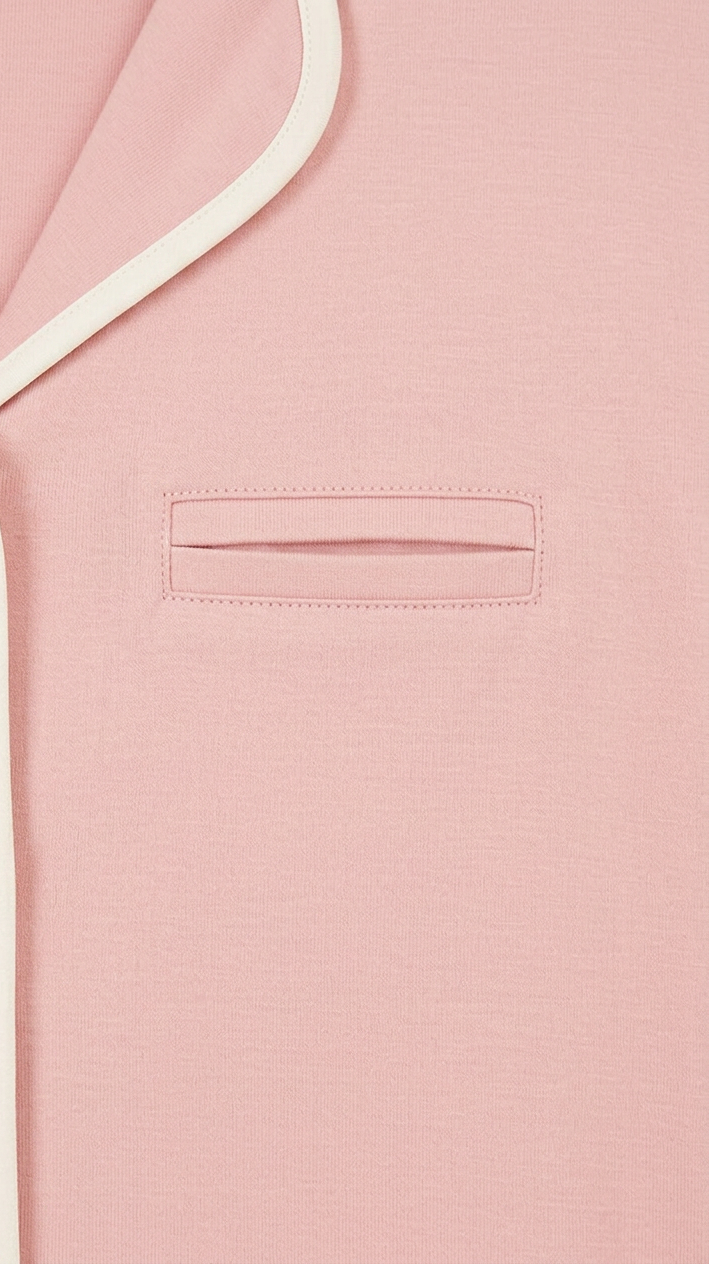 Héritage Camisón Baby Rose - 100% Algodón Peruano Tangüis