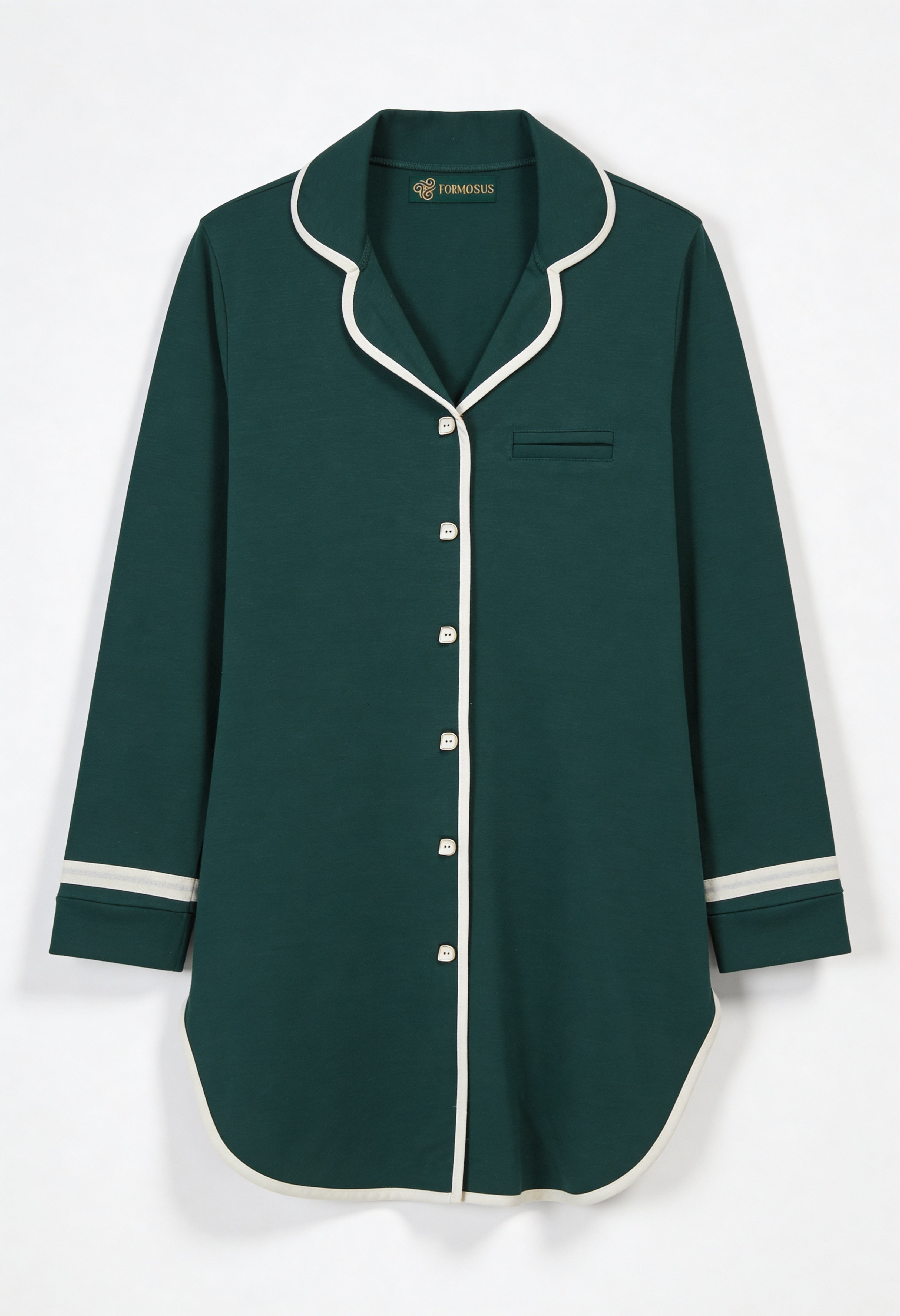 Héritage Camisón Verde - 100% Algodón Peruano Tangüis