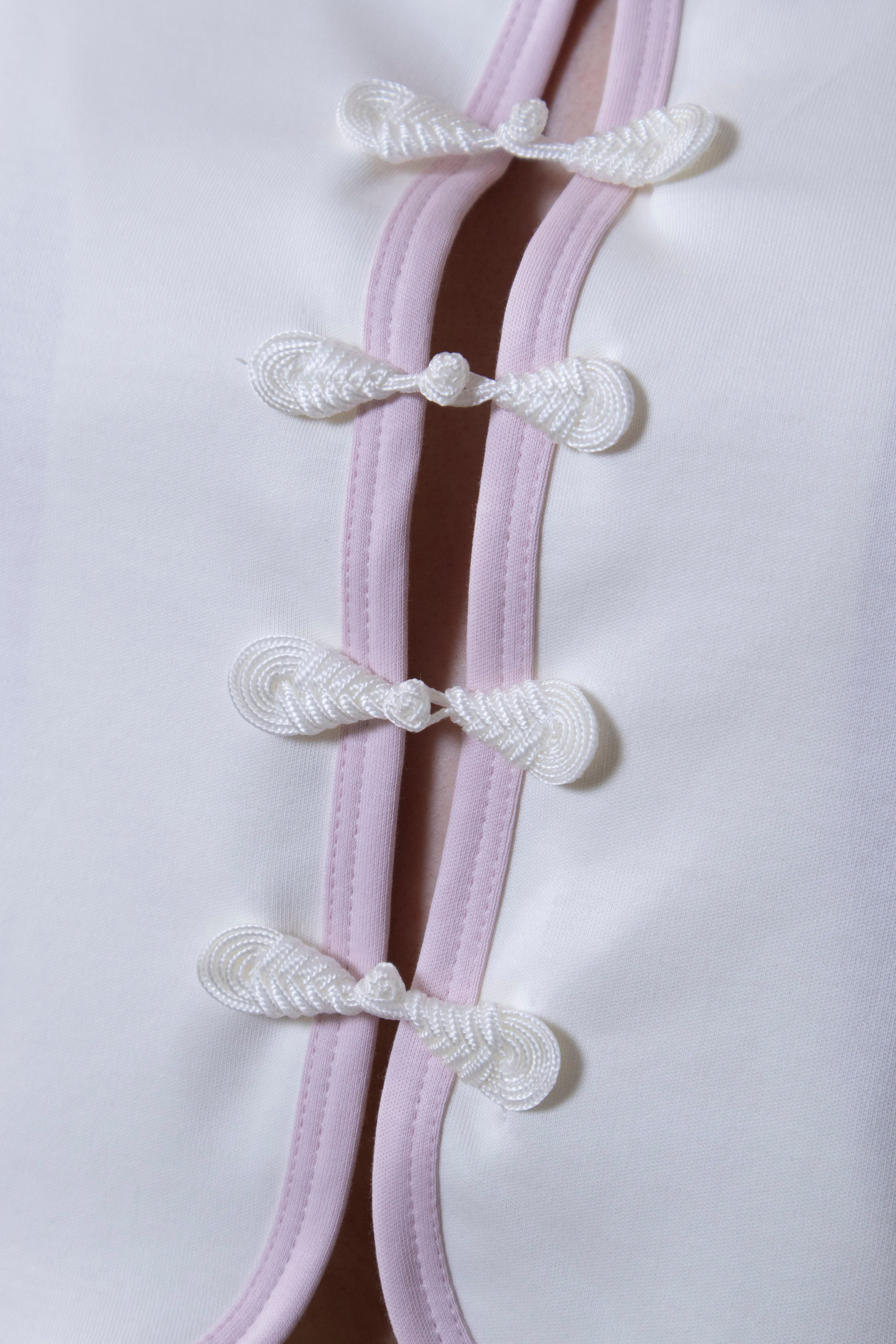 Douceur Pijama Blanca - 100% Algodón Peruano Tangüis