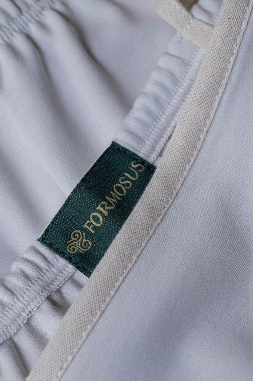 Dentelle Pijama Blanco Hueso - 100% Algodón Peruano Tangüis