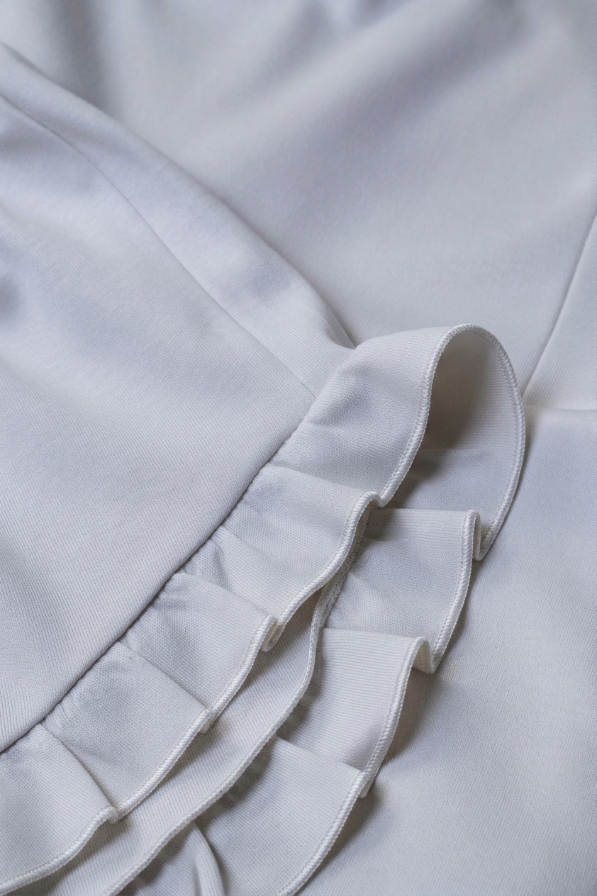 Dentelle Pijama Blanco Hueso - 100% Algodón Peruano Tangüis
