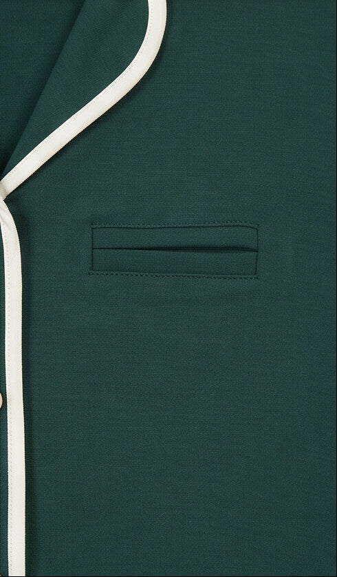 Héritage Camisón Verde - 100% Algodón Peruano Tangüis