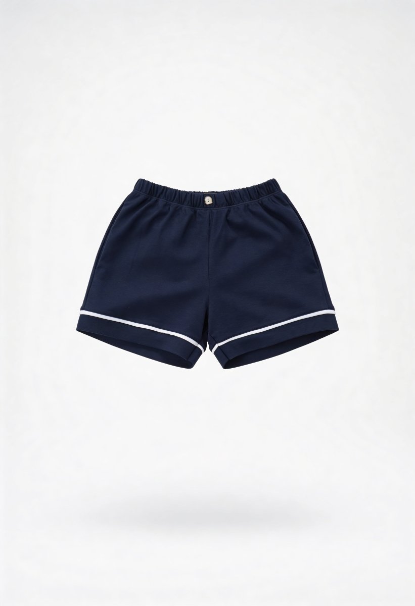 Chérie Pijama Azul Navy - 100% Algodón Peruano Tangüis - FormosusChérie Pijama Azul Navy - 100% Algodón Peruano Tangüis
