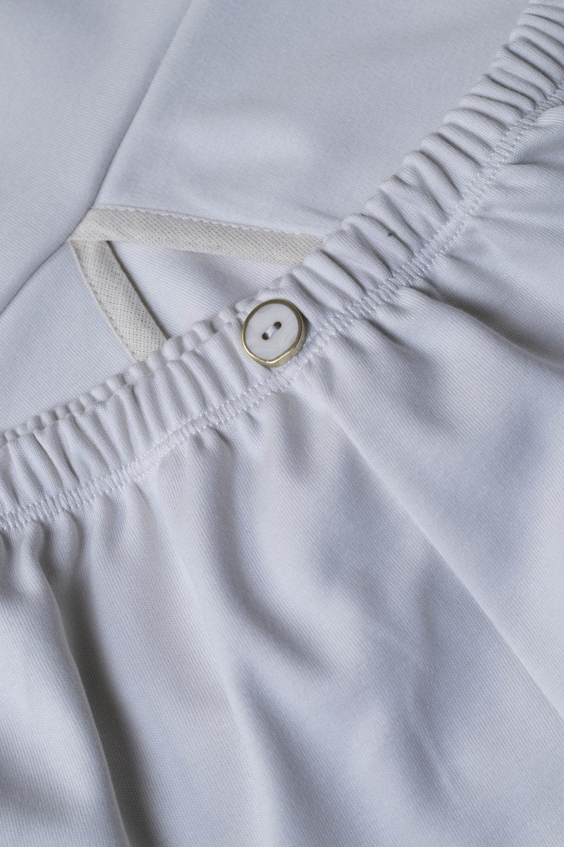 Dentelle Pijama Blanco Hueso - 100% Algodón Peruano Tangüis - FormosusDentelle Pijama Blanco Hueso - 100% Algodón Peruano Tangüis
