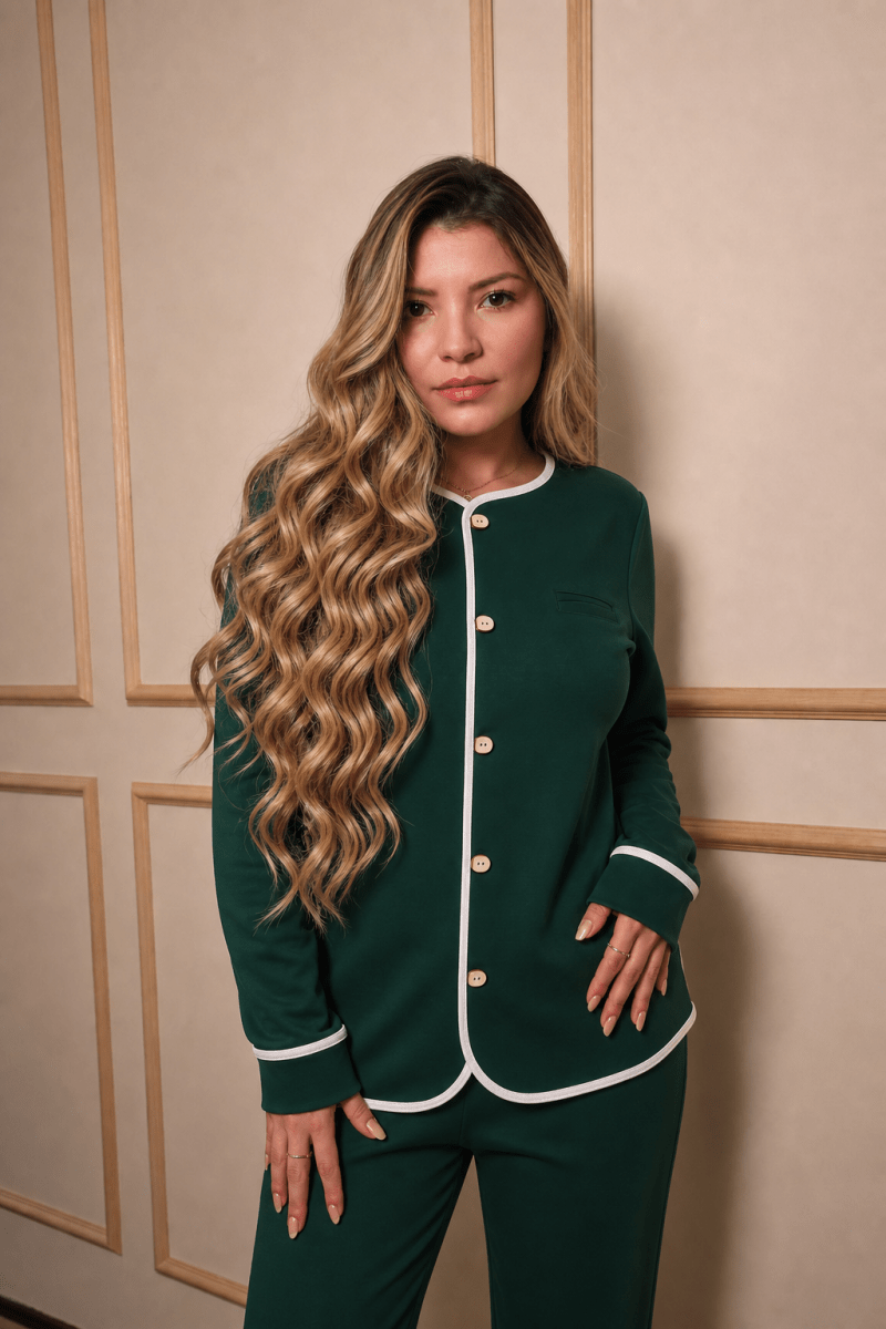 Sartoria Pijama Verde - 100% Algodón Peruano Tangüis - FormosusSartoria Pijama Verde - 100% Algodón Peruano Tangüis
