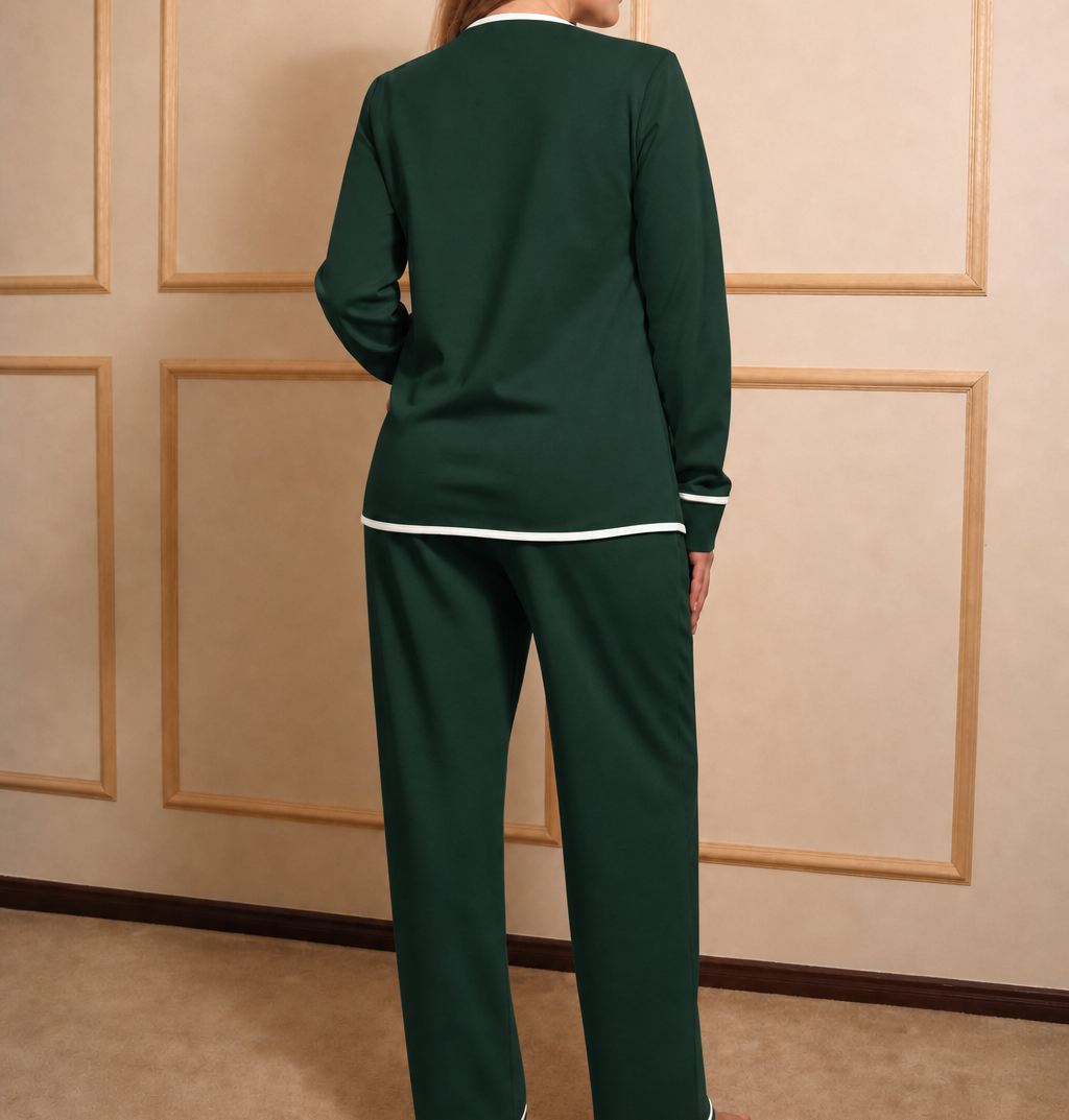 Sartoria Pijama Verde - 100% Algodón Peruano Tangüis